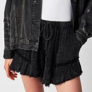 Free People Fp One Solona Shorts Washed Black New S